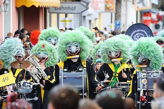 Die Maiskolbefetzer aus Eschbach unter...chrgen Spielen bekannter Musikstcke.  | Foto: Dabrunz Photography
