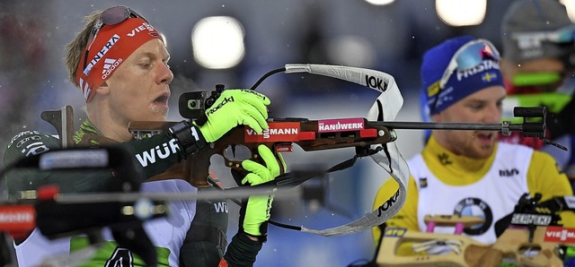 Roman Rees (SV Schauinsland) bei der Biathlon-WM in stersund im Mrz 2019   | Foto: Sven Hoppe