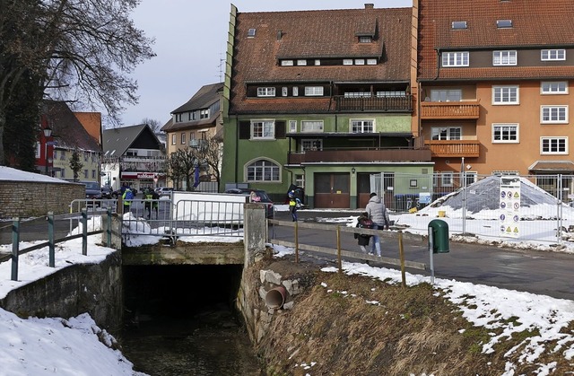 Die Abdeckung ber dem Bittenbach muss...Im Mrz sollen die Arbeiten beginnen.   | Foto: Martin Wunderle