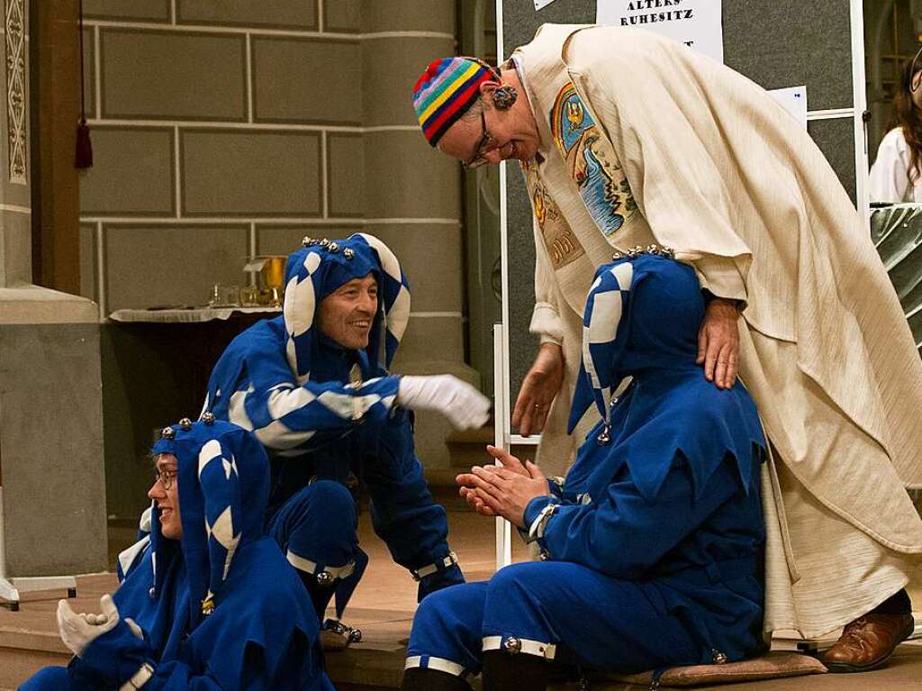 St. Martin war bei der Narrenmesse am Freitagabend zum Auftakt des Vogteitreffens sehr gut gefllt.