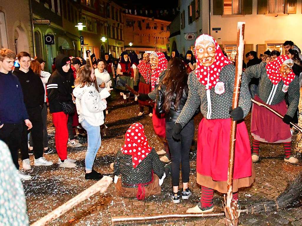 Narren und Besucher hatten beim Umzug durch die Innenstadt ihren Spa.