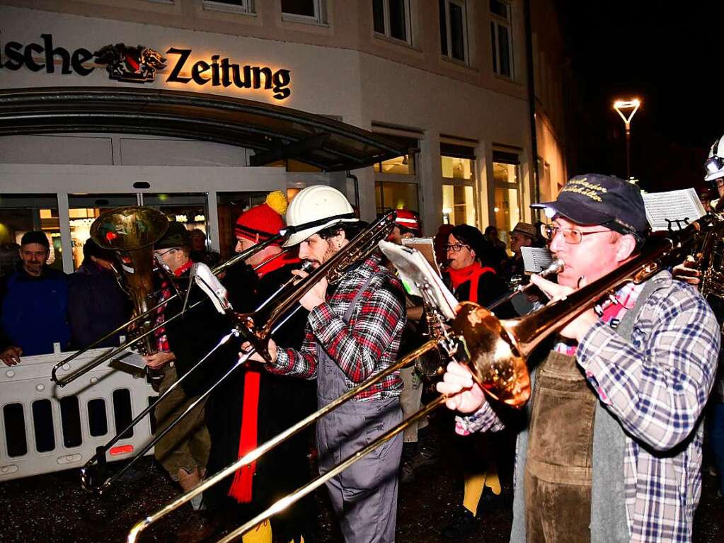 Narren und Besucher hatten beim Umzug durch die Innenstadt ihren Spa.