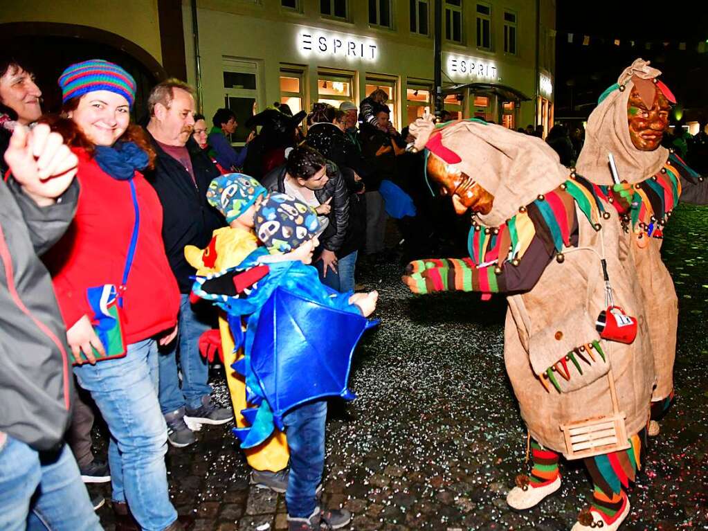 Narren und Besucher hatten beim Umzug durch die Innenstadt ihren Spa.