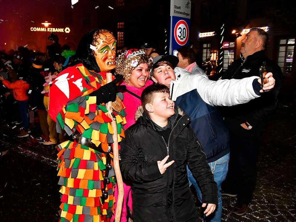 Narren und Besucher hatten beim Umzug durch die Innenstadt ihren Spa.