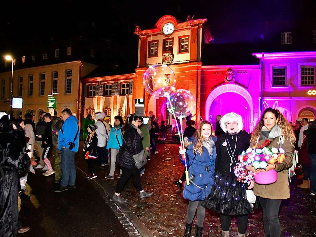 Narren und Besucher hatten beim Umzug durch die Innenstadt ihren Spa.