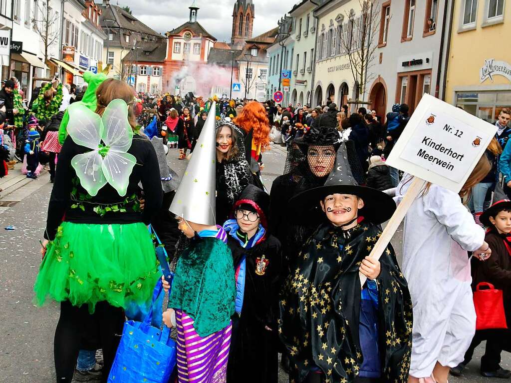 Narren und Besucher hatten beim Umzug durch die Innenstadt ihren Spa.