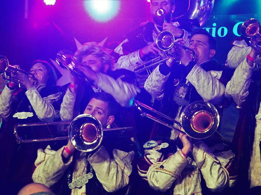 Gugge-Musiken aus Deutschland, Frankreich und der Schweiz sorgten fr ordentlich Sound in Heitersheim.