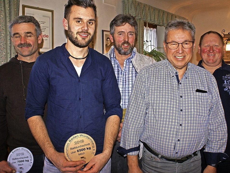 Fr die besten Jahresleistungen bei de... Maier und Thomas Huber auszeichnen.    | Foto: Werner Probst