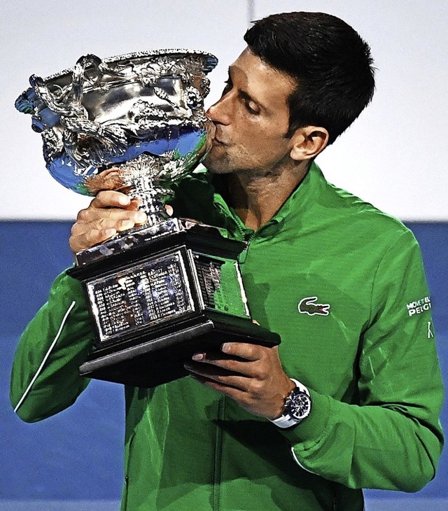 Der Serbe Novak Djokovic  | Foto: JOHN DONEGAN (AFP)