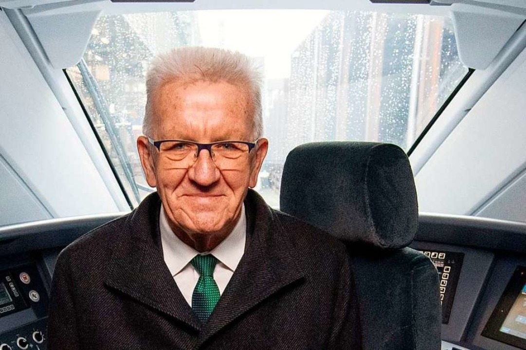 und Winfried Kretschmann.  | Foto: Marijan Murat