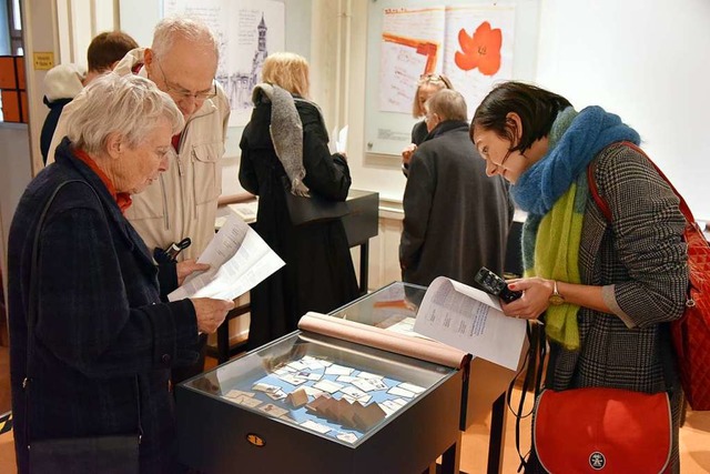 Groes Interesse fand die Erffnung de...agebucharchivs am vergangenen Sonntag.  | Foto: Benedikt Sommer