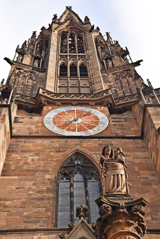 Die Skulptur von Maria, der Schutzpatr... Lange nach dem Zweiten Weltkrieg an.   | Foto: Sebastian Krger