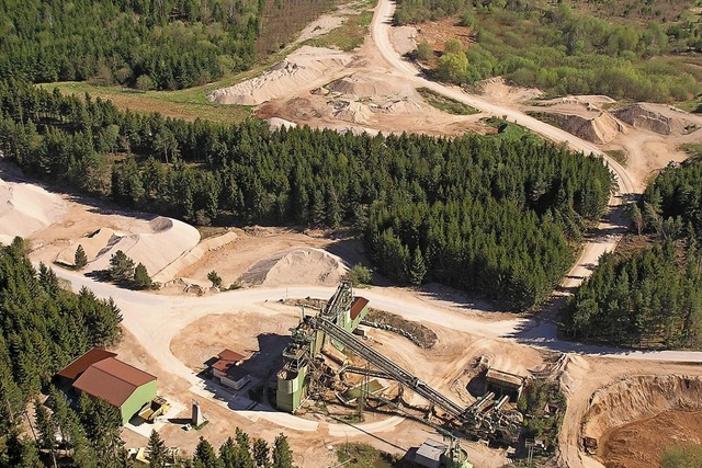 Die Kiesgrube bei Reiselfingen kann in Richtung Wutachschlucht erweitert werden.  | Foto: Christa Maier