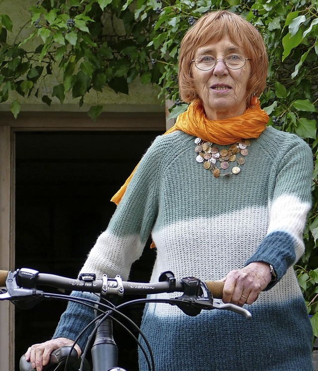 Sportlich: Gisela Wilms feiert in Steinen ihren 80. Geburtstag.  | Foto: Martina David-Wenk