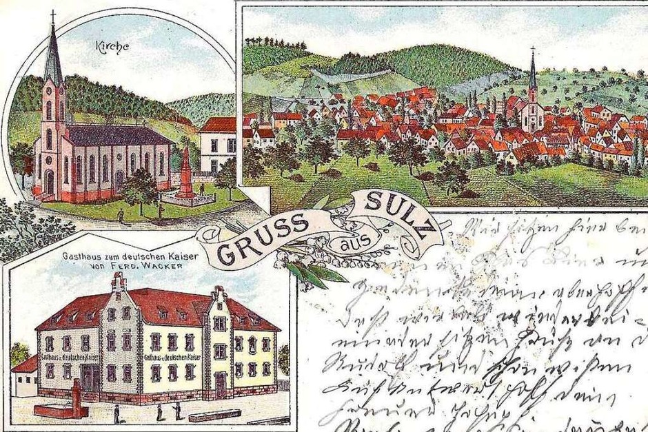 Ansichtskarte aus dem Jahr 1901 (Foto: Manfred Eble) Ansichtskarte aus dem Jahr 1901 (Foto: Manfred Eble)