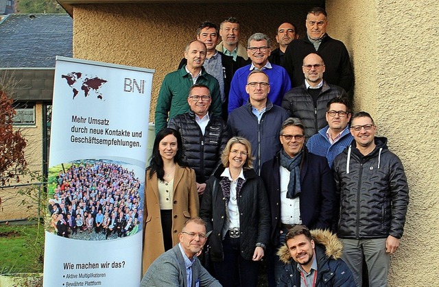 Rund 20 Unternehmer und Freiberufler a...n das Unternehmer-Netzwerk Hochrhein.   | Foto: suedkurier