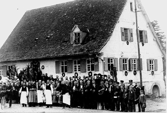 Aufnahme der Denzlinger Gaststtte &#8... dem Gebude das Restaurant Belvedere.  | Foto: Privat