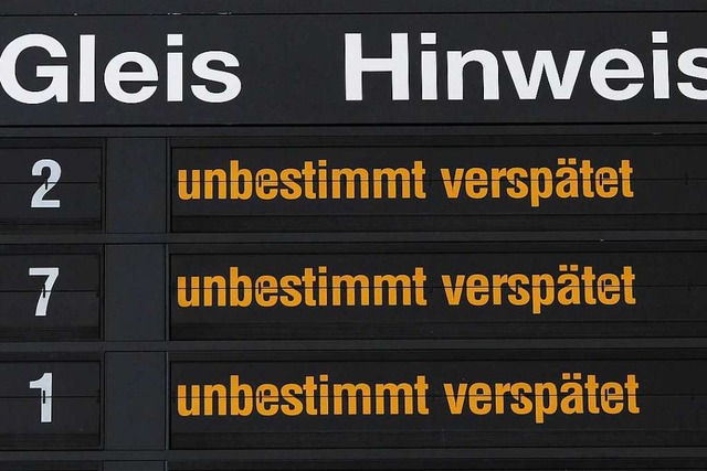 Hinweise fr Bahnreisende  | Foto: Jens Wolf