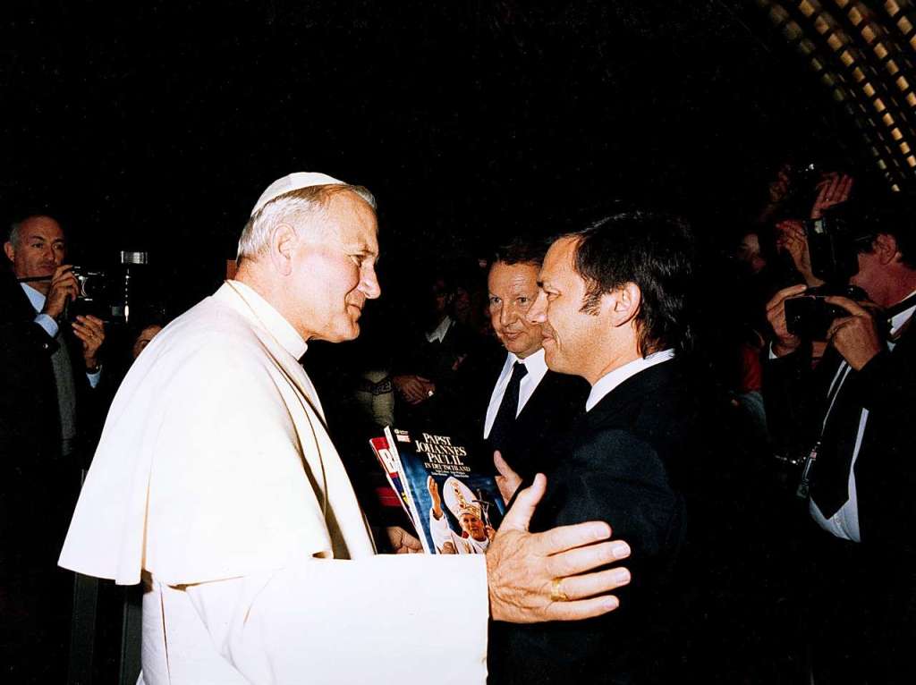 Mit Papst Johannes-Paul II.