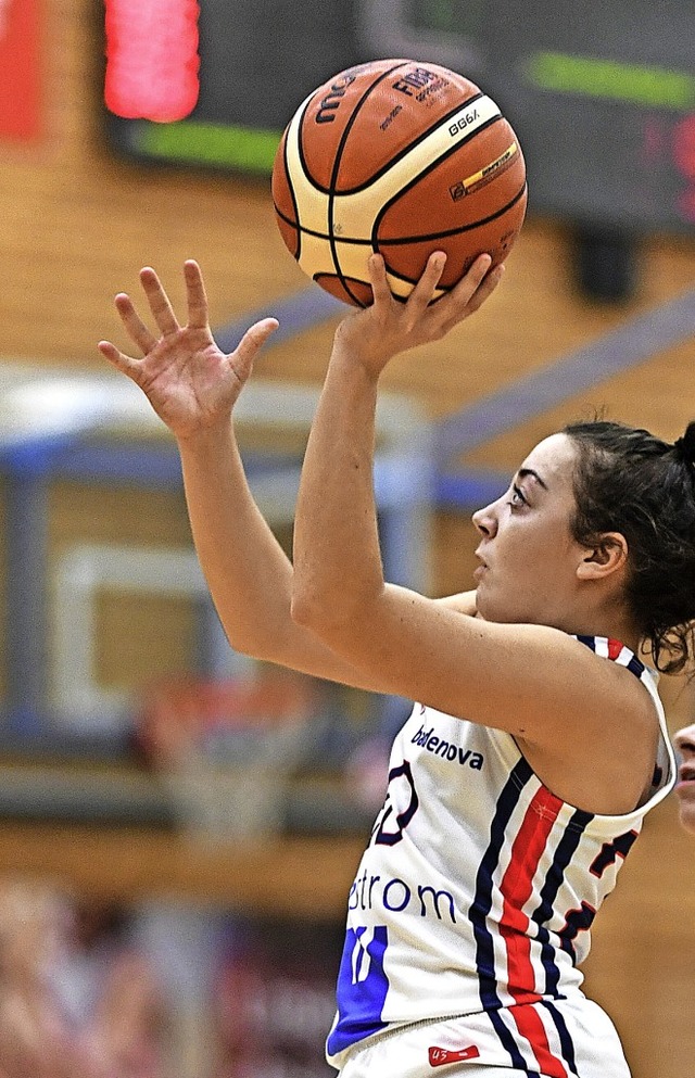 Sie macht das Angriffsspiel der Freibu...nell: die Amerikanerin Jessica Genco.   | Foto: Patrick Seeger