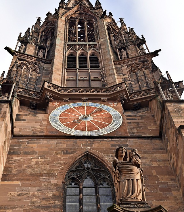 Die Skulptur von Maria, der Schutzpatr... Lange nach dem Zweiten Weltkrieg an.   | Foto: Sebastian Krger