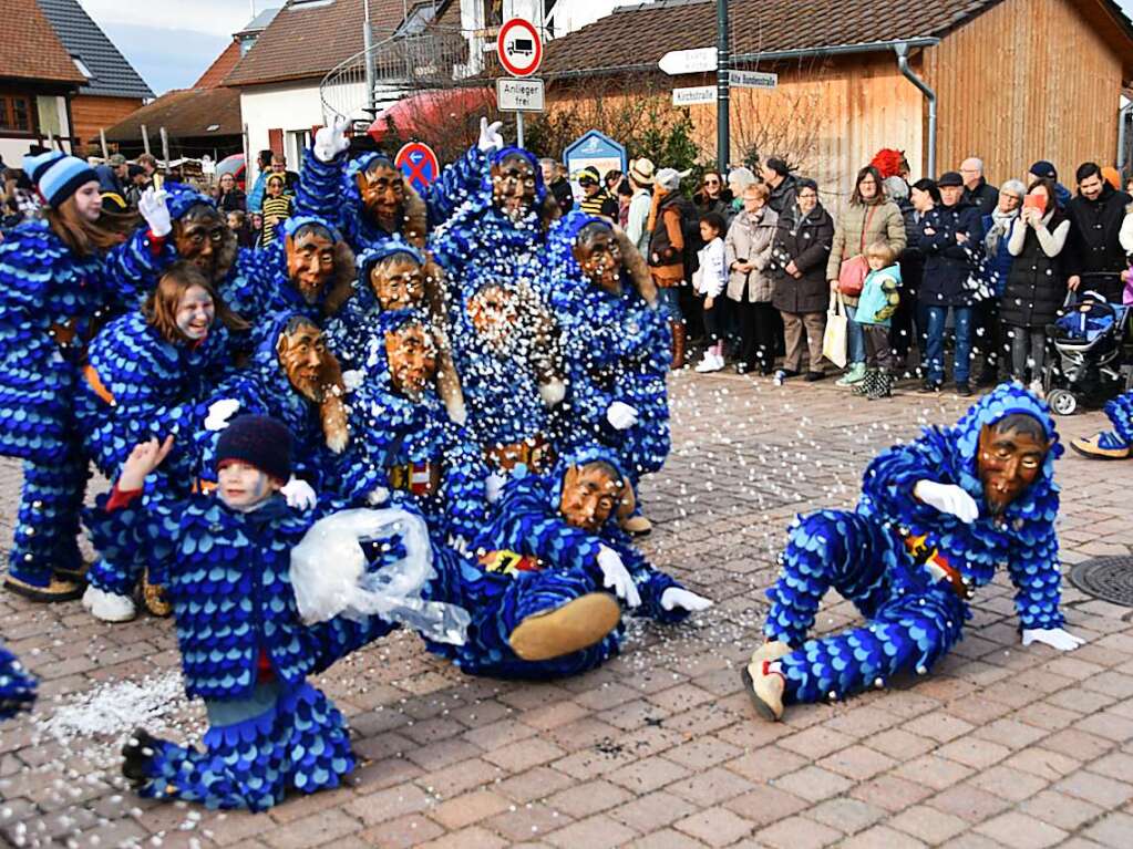 Die Narren sind los in Gundelfingen: Dunnenloch Zottli Wyhlen