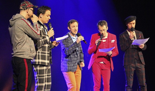 Fr Adam Szalkowski von einer Zricher...ckingen mit Maybebop  singen  durfte.   | Foto: Christiane Pfeifer