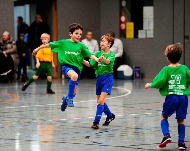 Bei  der Lahrer Fuball-Stadtmeistersc...s wieder viel Grund zum  jubeln geben.  | Foto: Pressebro 