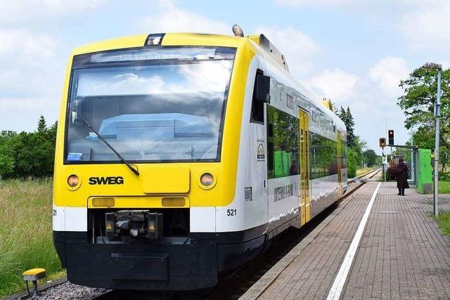 SWEG stellt den Zugverkehr ab Sonntagabend schrittweise ein