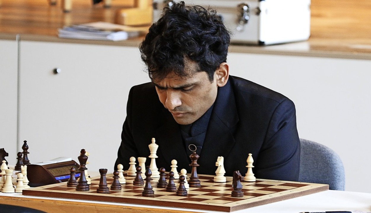 Der Emmendinger  Spitzenspieler  Krish...n wurde extra aus Indien eingeflogen.   | Foto: Lukas Karrer