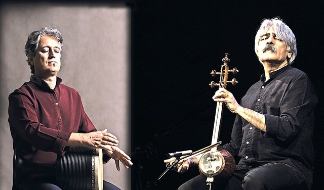 Behnam Samani (links) und Kayhan Kalhor  | Foto: Veranstalter