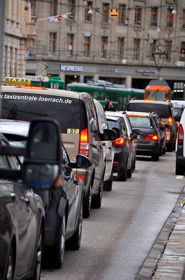 Die Autolobby fand in Basel erneut keine Mehrheit.  | Foto: Daniel Gramespacher