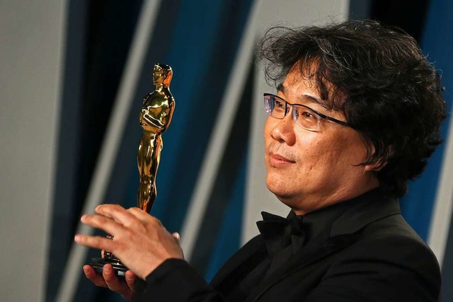Der sdkoreanische Regisseur Bong Joon...Film, die Satire &quot;Parasite&quot;.  | Foto: JEAN-BAPTISTE LACROIX (AFP)
