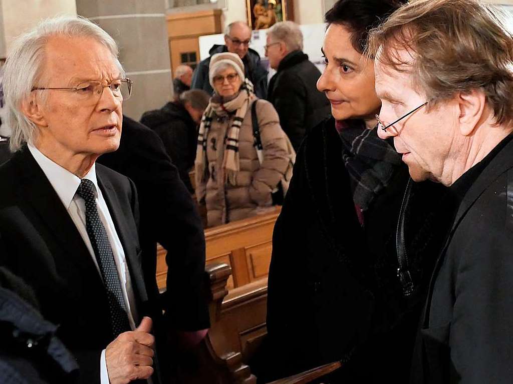 Wolfgang Schfer dankt den Rezitatoren Jasmin und Eberhard Busch