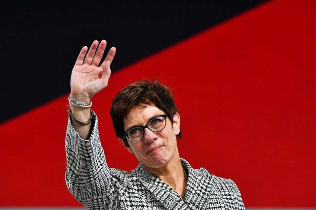 Parteivorsitzende Annegret Kramp-Karrenbauer ist zurckgetreten.  | Foto: JOHN MACDOUGALL (AFP)