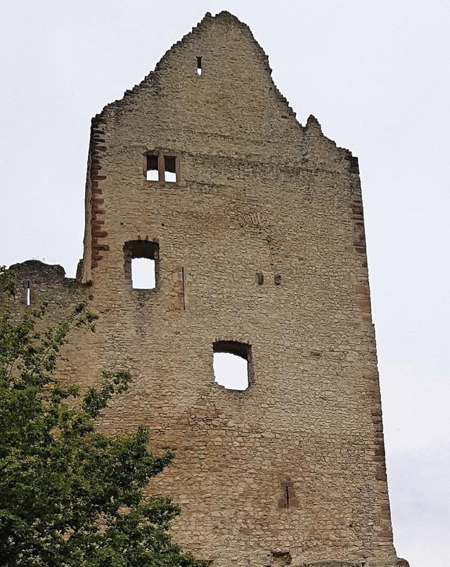 Um die Burgruine  Landeck kmmert sich...enehmigung fr einen berdachten Raum.  | Foto: Gerhard Walser