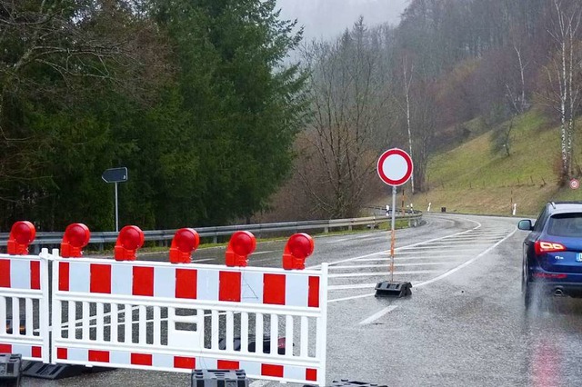 Nicht wenige  Autofahrer fuhren an der...ngen, gibt es keine Alternativstrecke.  | Foto: Sattelberger