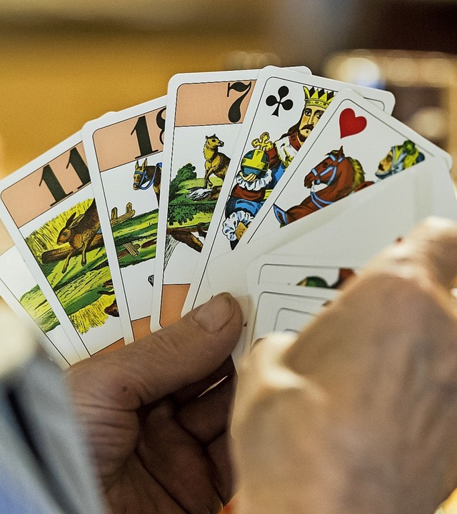 Ein Blatt beim Cego-Kartenspiel.  | Foto: Daniel Schoenen