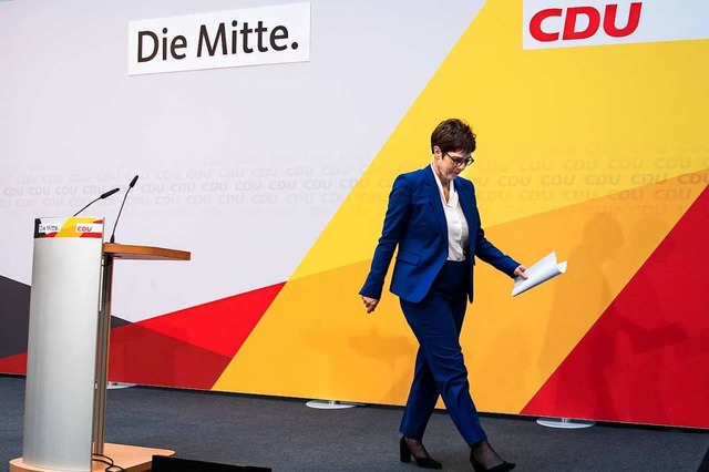 Wie geht es mit der CDU weiter?  | Foto: Bernd von Jutrczenka (dpa)