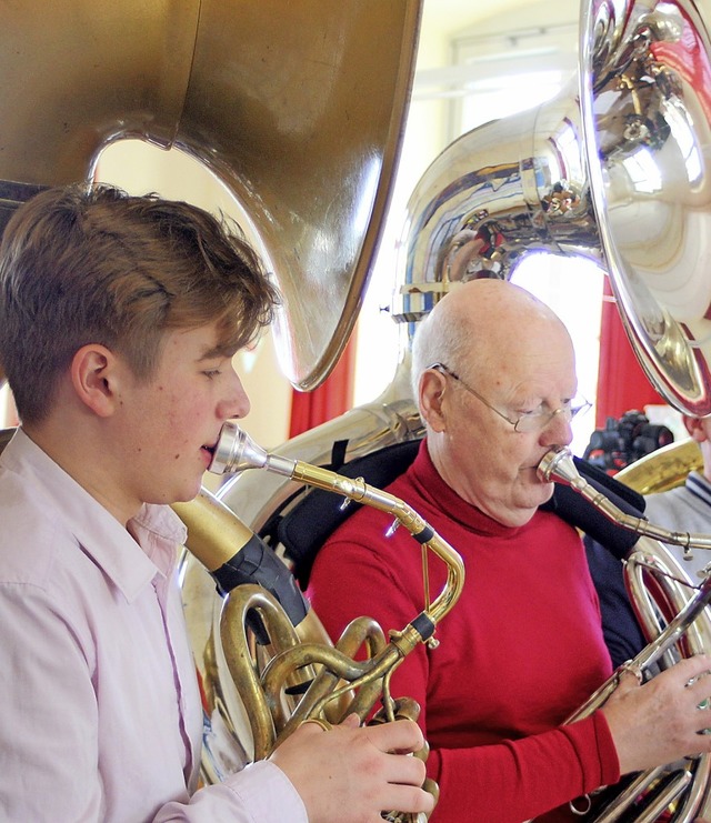 Musik fr jede Generation: Der jngste...em ltesten, Hartmut Groenda, 72 Jahre  | Foto: Vanessa Dai