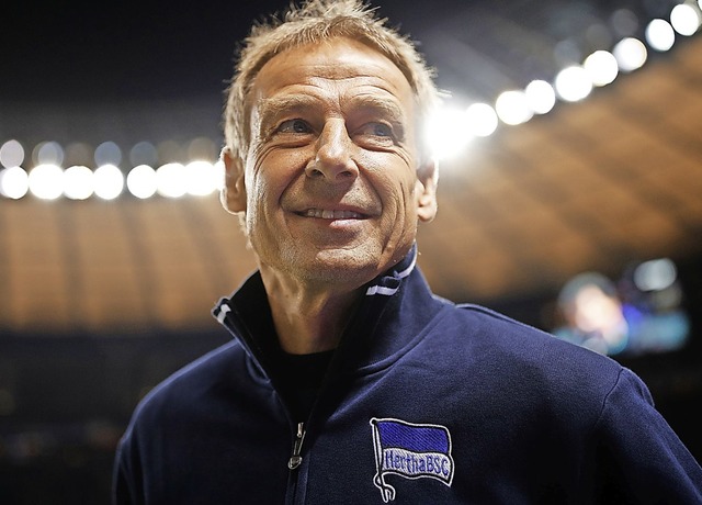 Doch nicht der Heilsbringer bei der Hertha: Jrgen Klinsmann.   | Foto: ODD ANDERSEN (AFP)
