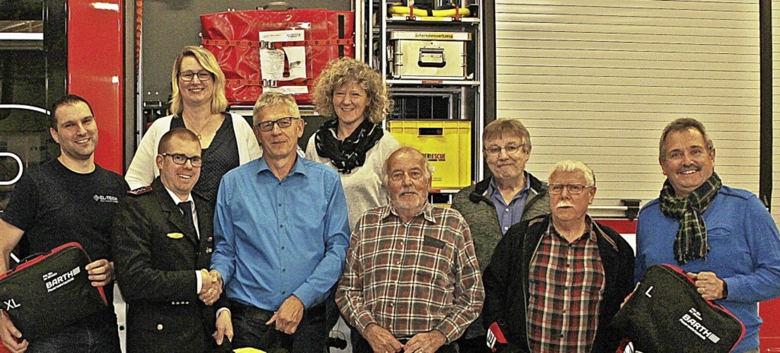 Der Vorstand (von links):   Christophe...fer), Roland Kaiser   (Schriftfhrer)   | Foto: Rolf Rhein
