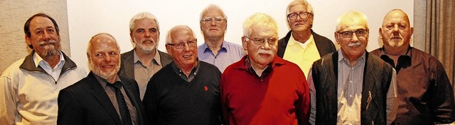 Der gewhlte Rhenus-Vorstand (von link...eelig, Franz Lagleder und Kurt Kunkel   | Foto: Breuer
