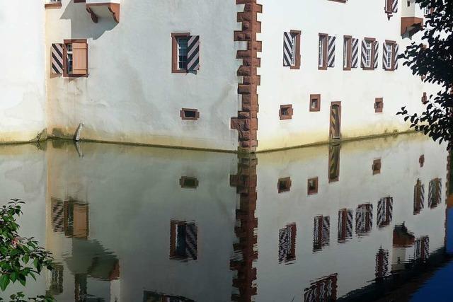 Das Wasserschloss in Inzlingen wird renoviert