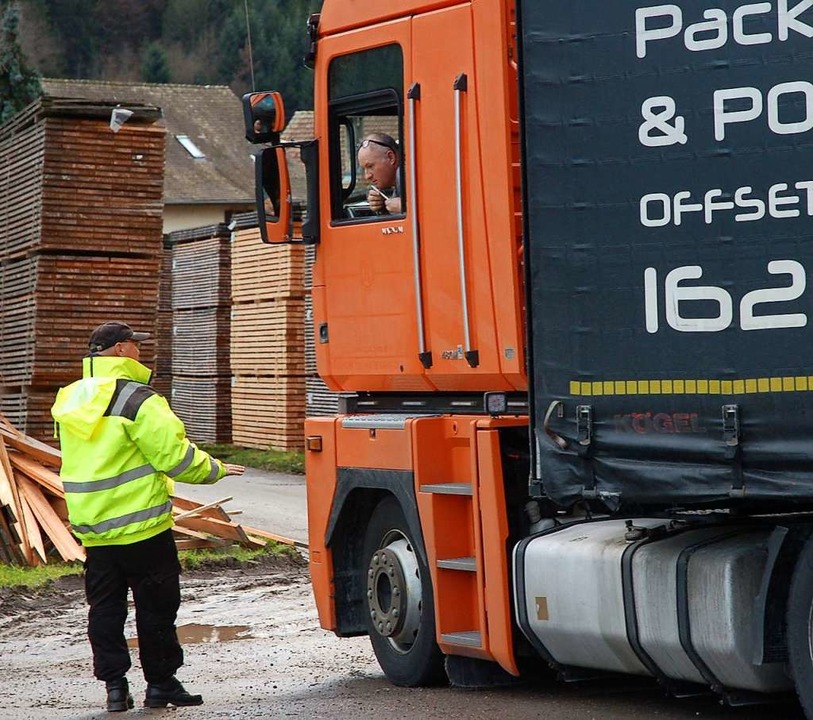 Wie ein Kontrolleur LKWFahrern die Stirn bietet Lahr Badische Zeitung
