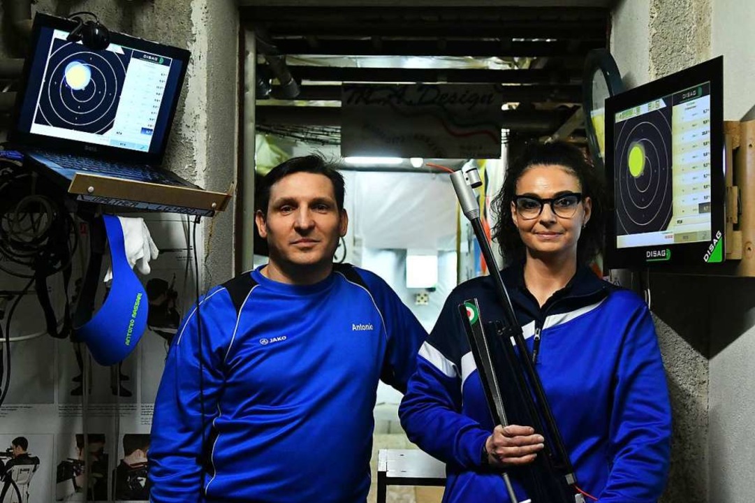 Der Ringsheimer Luftgewehrschütze Antonio Massari hat eine eigene
