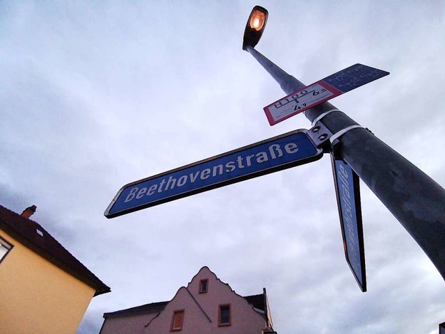 Waldkirch hat eine Beethovenstrae &#8211; so wie zwei weitere Orte im kreis.  | Foto: Patrik Mller