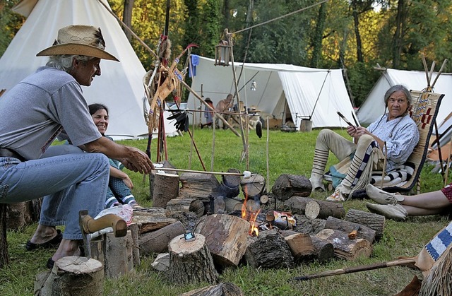 Das Western Camp im Altdorfer Ried ist...sprogramm des Schtzenvereins Altdorf.  | Foto: Sandra Decoux-Kone