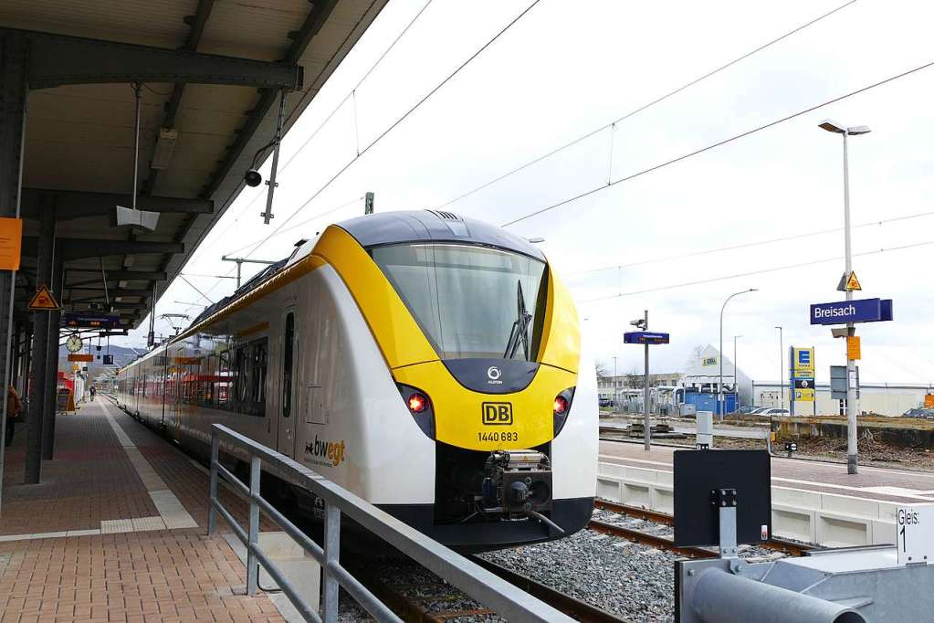 Ab Montag fährt die SBahn wieder von Breisach nach