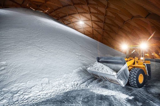 Mchtige Salzdome in Mhlin sorgen daf...geht. Hier lagern 250000 Tonnen Salz.   | Foto: Privat